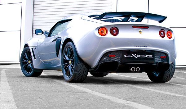 Rear of silver Exige