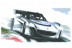 Lotus Circuit car drawing