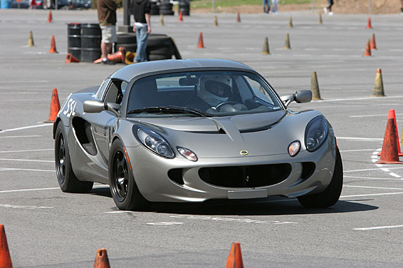 Elise at autocross