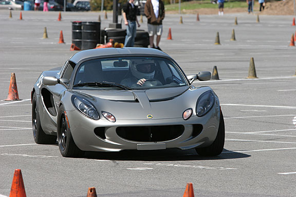 Elise at autocross