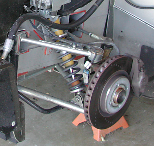 Lotus Elise front suspension 