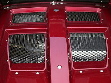 lotus elise rear deck lid with mesh grille
