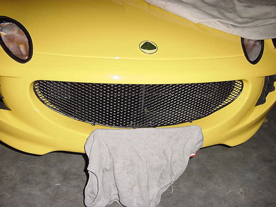mesh front grille for Lotus Elise