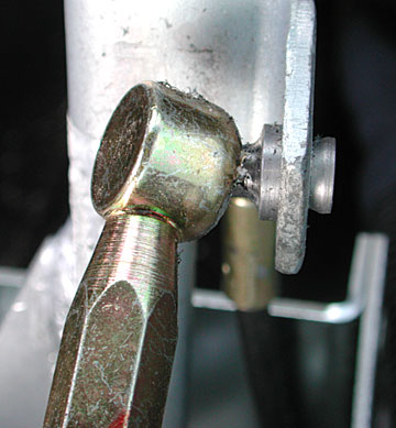 spherical end to shift cable, wearing