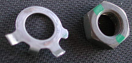 Lotus Elise steering wheel nut and tang