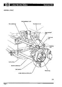 front suspension line drawing