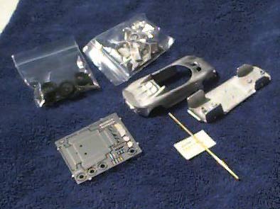 miniature parts of model 1:43