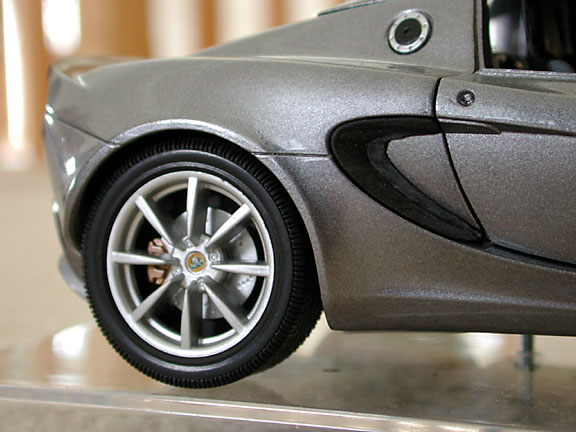 Lotus Elise storm titanium miniature model detail