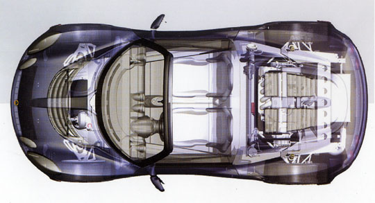 x ray of Lotus Elise