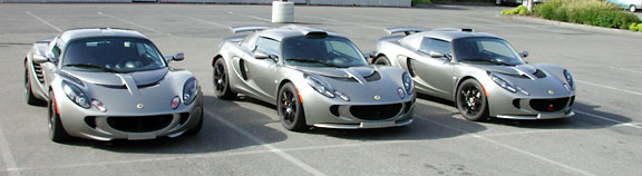 old and new Elise and Exige