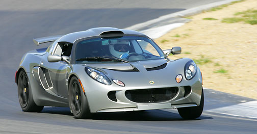 exige track lean