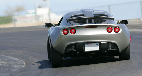 exige track lean rear