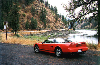 car parked along the trail