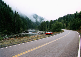 NSX in mountains