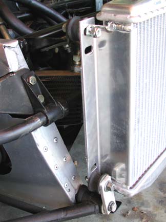side view of radiator