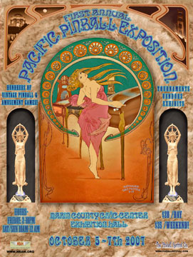 Pacific Pinball Exposition poster