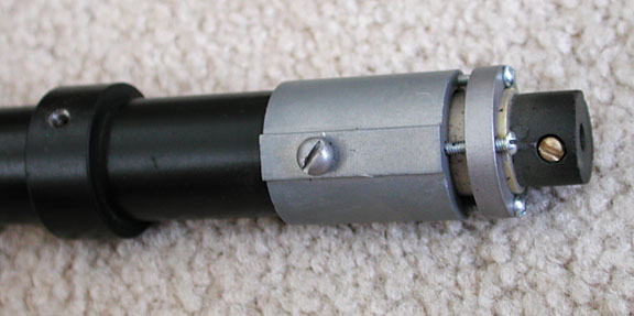 lamp cartridge in end of barrel
