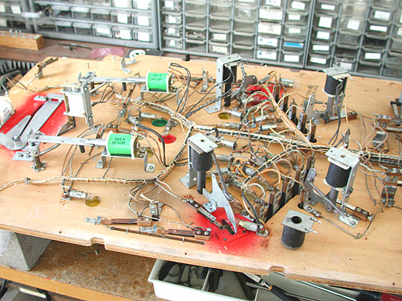 bottom of playfield