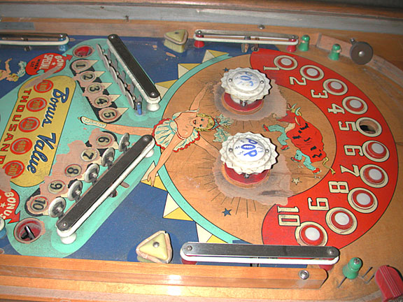 bottom of playfield
