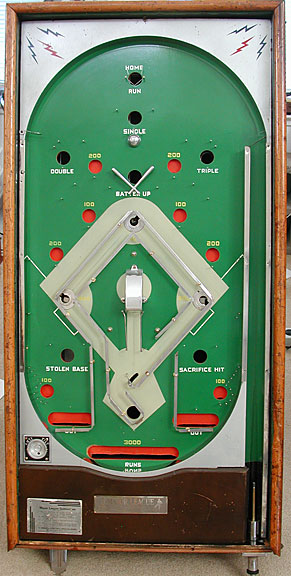 Major League pinball playfield