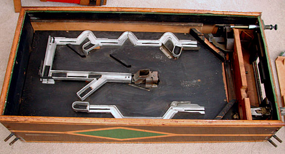 interior game of Major League pinball