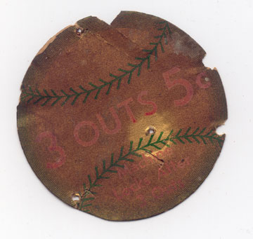 original pay sticker for Official Baseball
