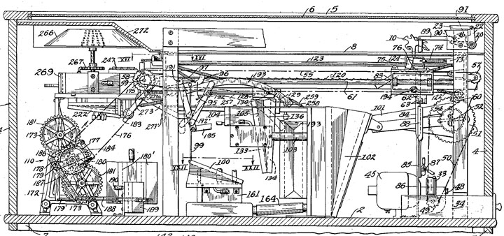 patent drawing of Paces Races