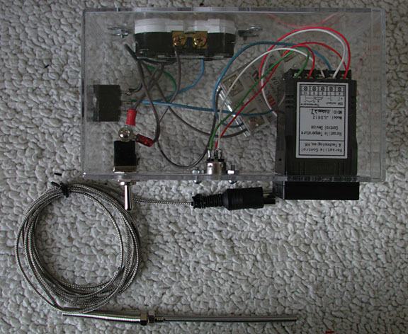 top of sous vide temperature controller