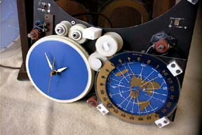 Spilhaus clock front dials