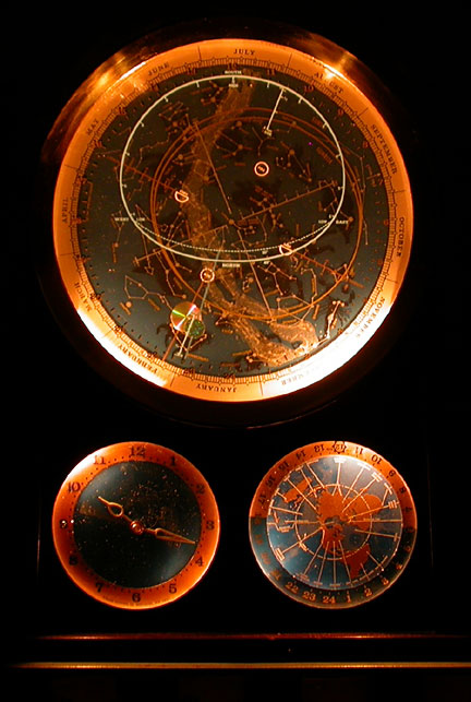 night light dial of Spilhaus clock