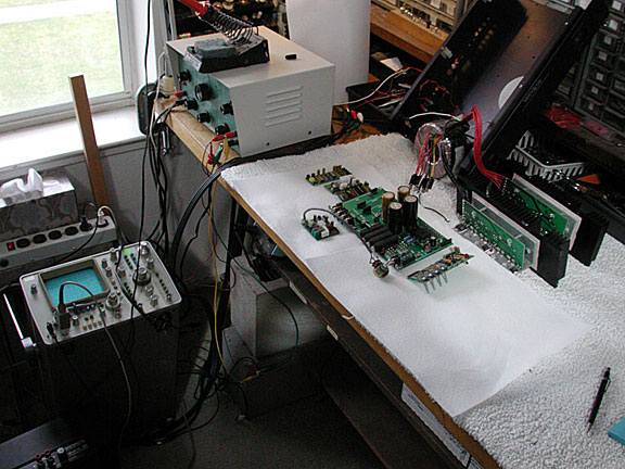 test equipment setup for the Velodyne